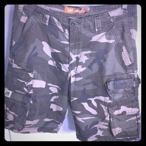Lee Dungaree Men’s Cargo Shorts Cotton Camo